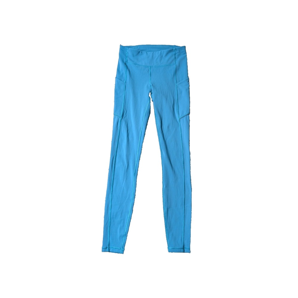 Lululemon Speed Up Mid-Rise Tight 28" Teal Blue Size 4 Luxtreme Pockets